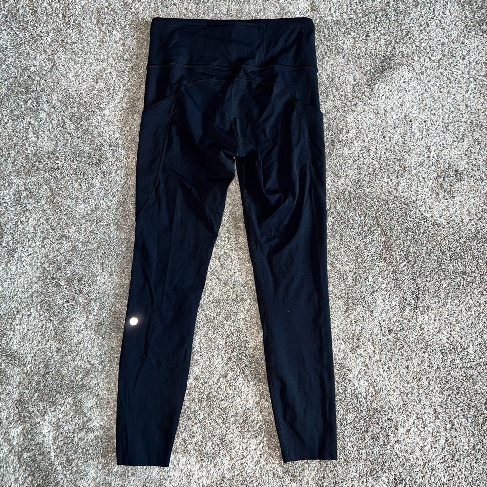 Lululemon Black Side Pocket Drawstring Leggings - image 4